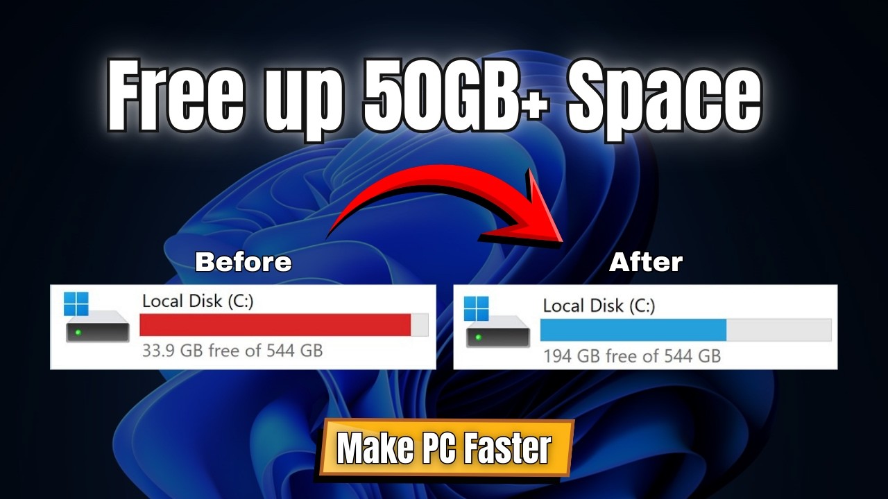 How to Clean C Drive on Windows 11 | Free up Disk Space (Storage) and Make PC Faster