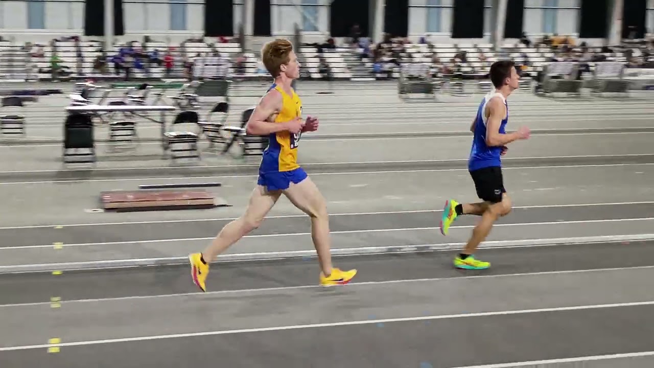 Boys 3200m run heat 2 of 2 @ KTCCCA Presidents Day Weekend Invite 2026