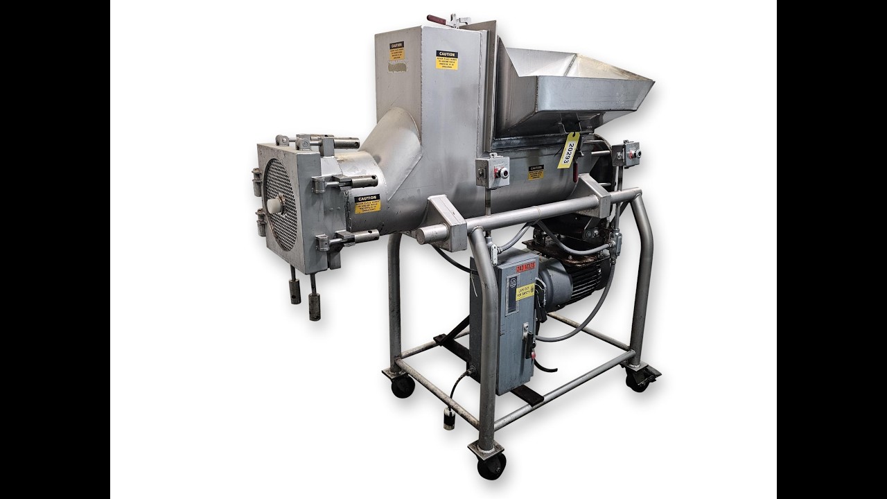 Used 15HP Stainless Steel Cheese Screw Extruder 12