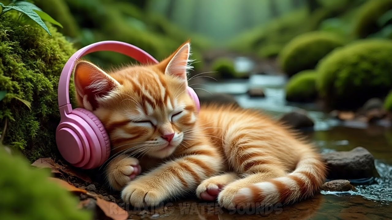 Calming Water Sounds 🎧 | Insomnia Relief 🌲| Nature's Lullaby: ✨ River Water Sounds