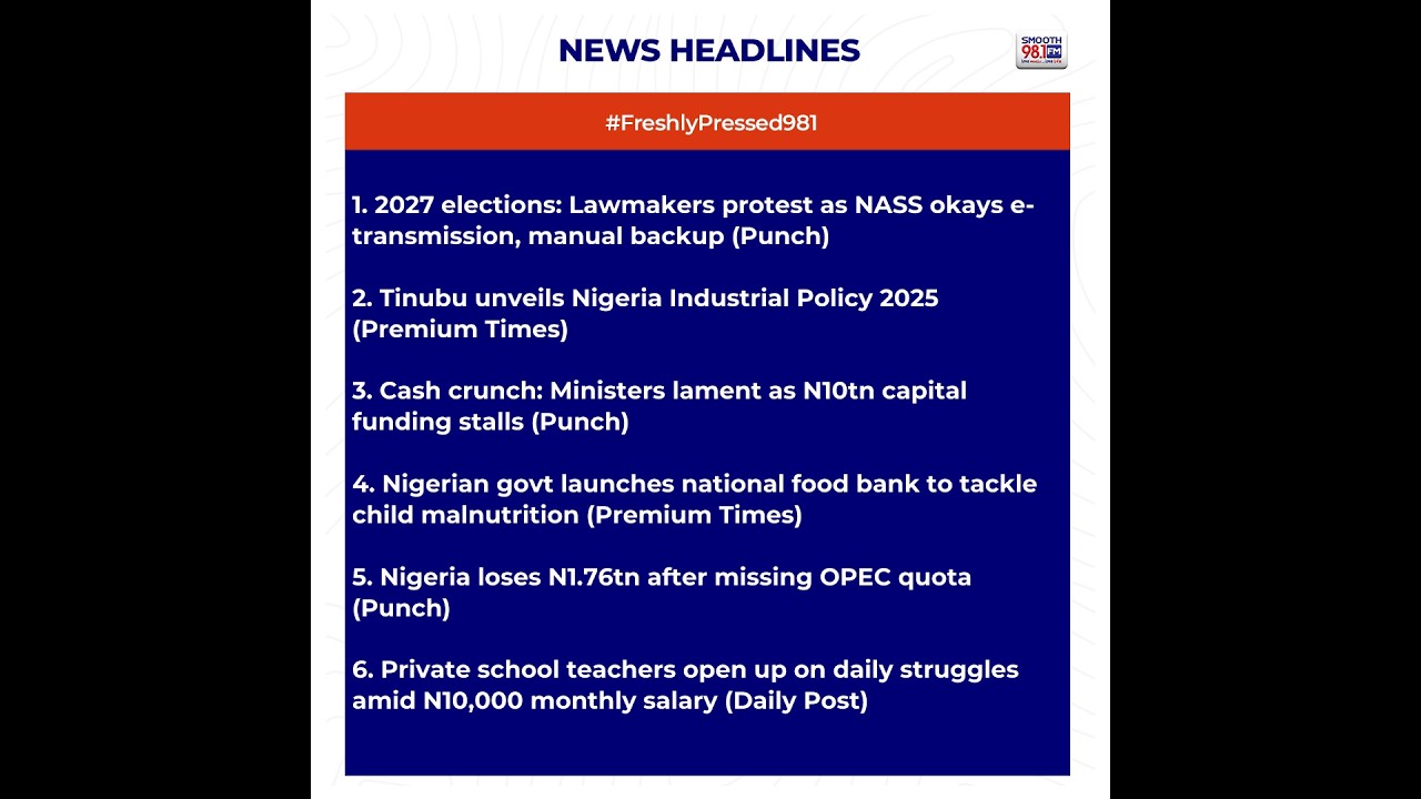 #FreshlyPressed981: 2027 elections: Lawmakers protest as NASS okays e-transmission, manual backup