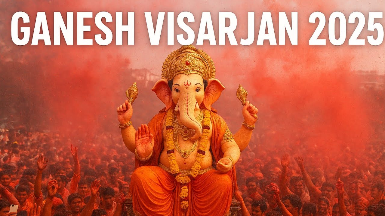 Ganpati Bappa Morya! Visarjan 2025 Full Celebration