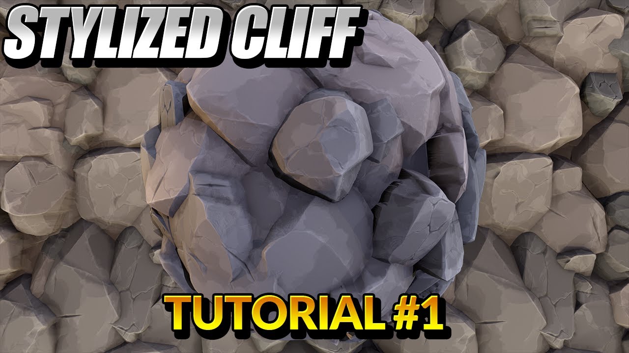 Easy Stylized Cliff Material In Substance Designer!