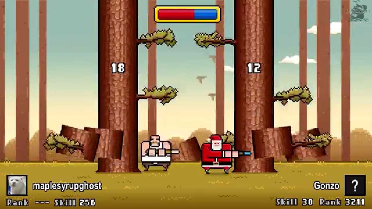 Let's play Timberman online Multiplayer (PC Game on Steam) developed by Digital Melody [1080p 60fps]