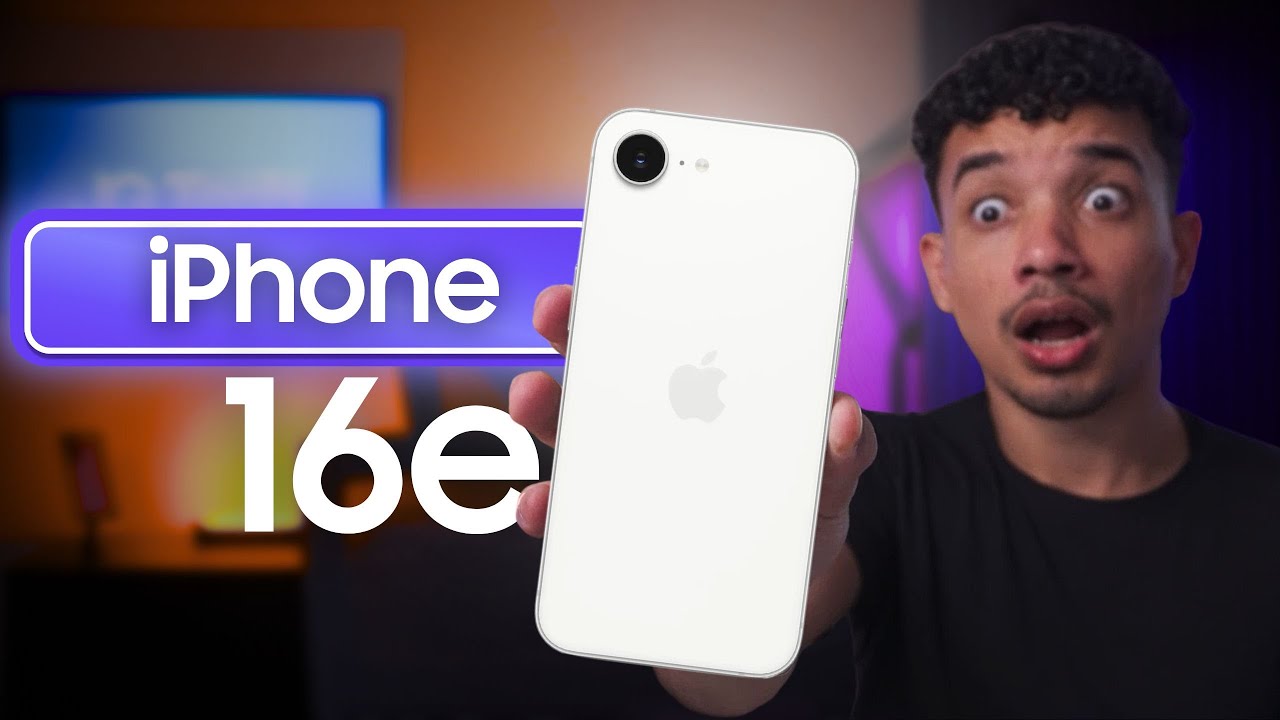 O iPhone 16e CALOU A MINHA BOCA! Review e análise