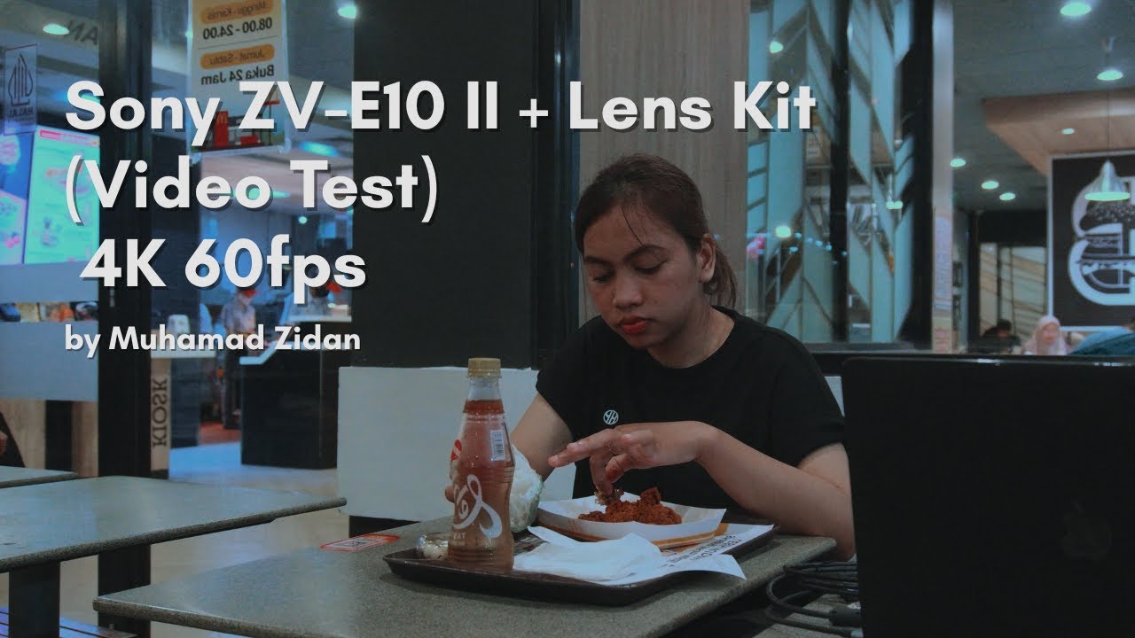 Sony ZV-E10 II + Lens Kit Sony E PZ 16-50mm f/3.5-5.6 OSS II (Video Test) 4K 60fps