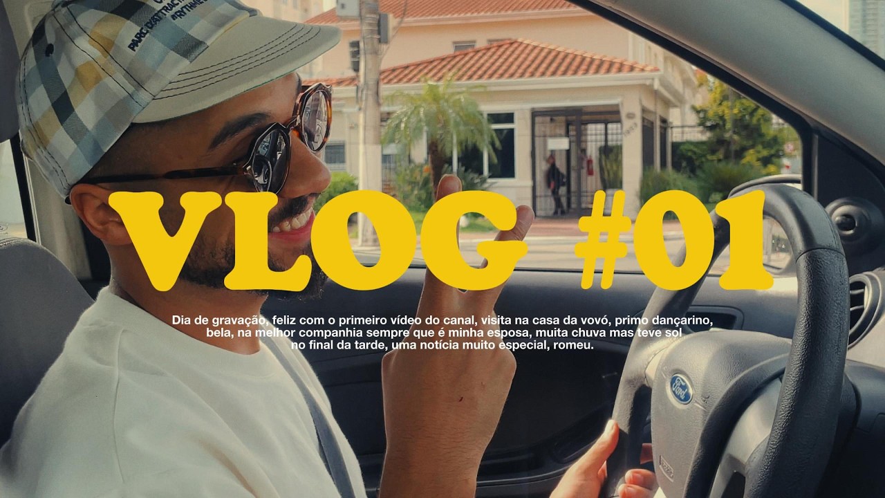 Vlog #01 - Gravando meu primeiro vídeo
