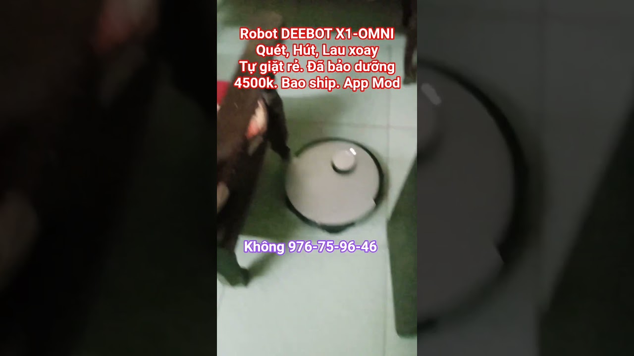 Robot hút bụi bãi DEEBOT X1-OMNI