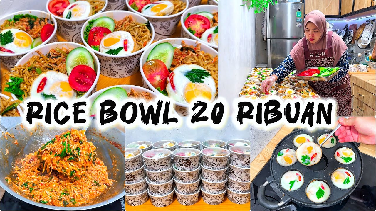 RICE BOWL 20 RIBUAN MENU ORDERAN JUMBER #ricebowl #idejualan #jumatberkah #niahermanto