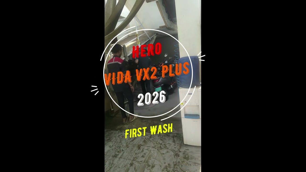 Hero VIDA VX2 Plus... First Wash #2026 #vidavx2plus #cleaning #washing