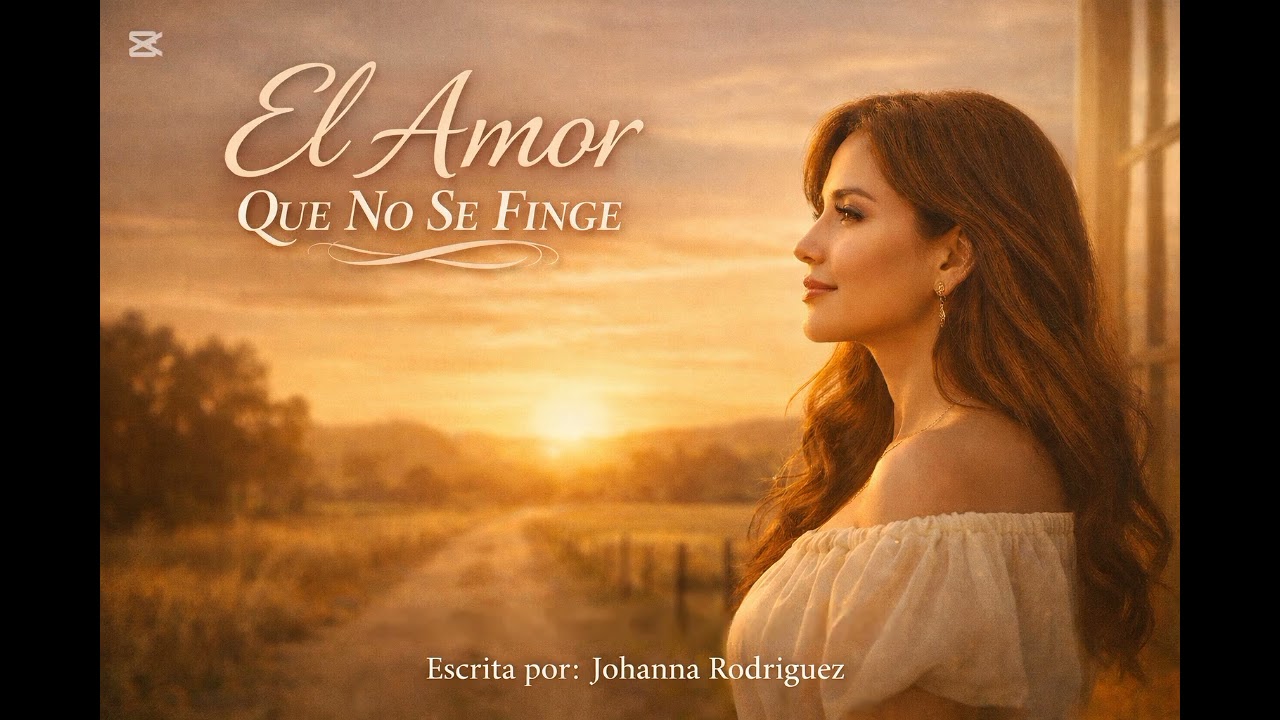 EL AMOR QUE NO SE FINGE-JOHANNA RODRÍGUEZ| Pop latino romántico (Letra Oficial/Official lyrics)