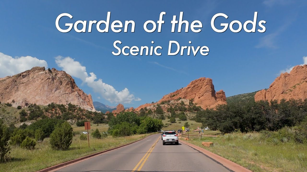 Scenic drive to the Garden of the Gods, Colorado Springs