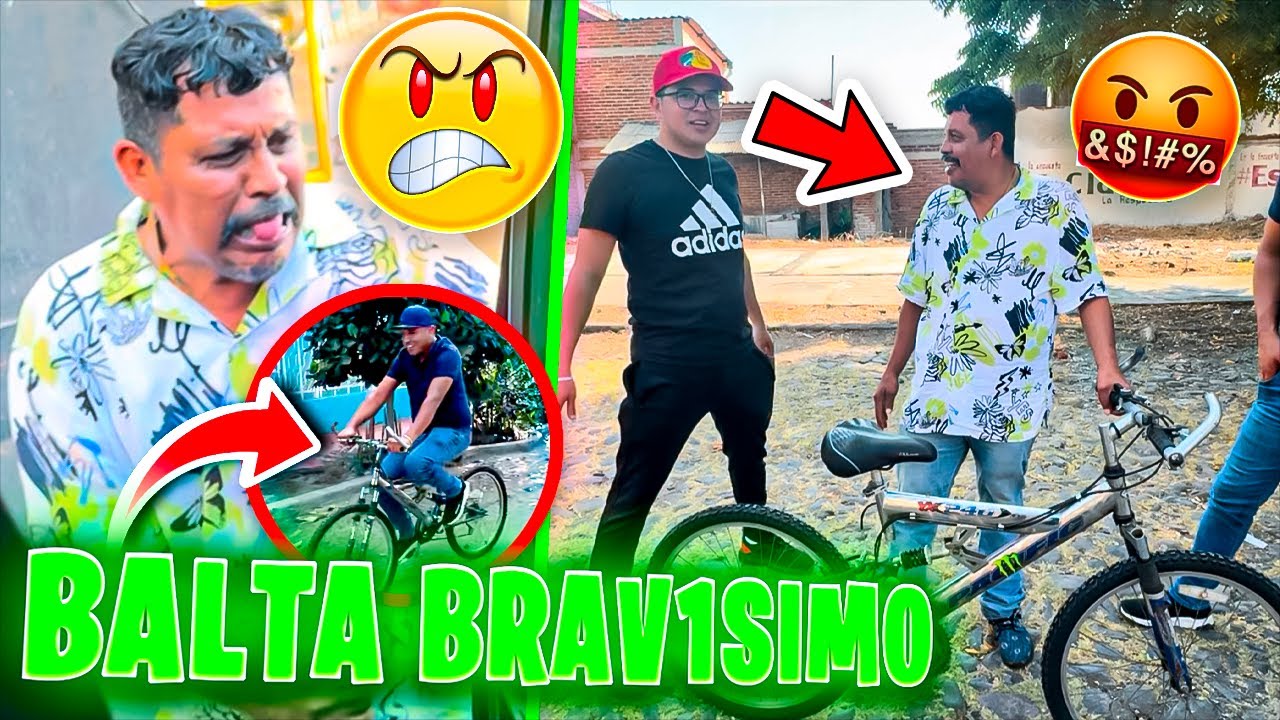 SE LA APLICAMOS AL BALTA | le dimos bicileta y se la r0b4r0n (patrón neto)