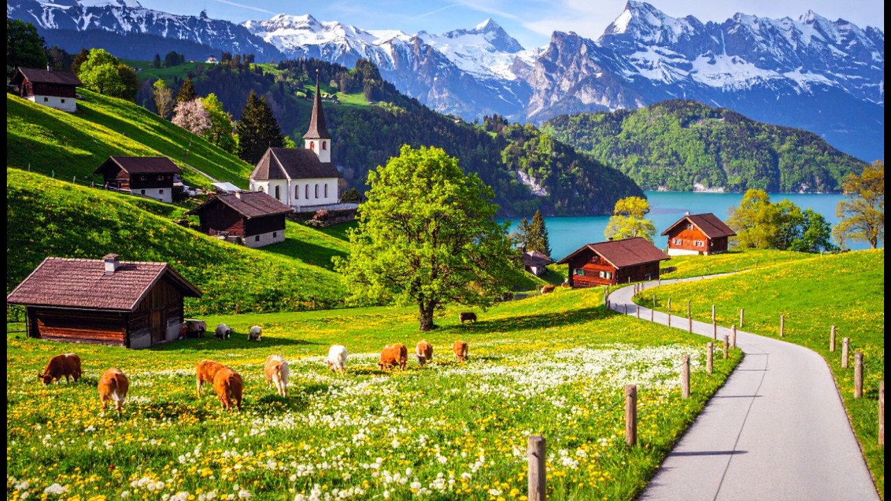 The Most Beautiful Jungfrau Region of Switzerland 🇨🇭 Authentic Swiss Villages in the Alps