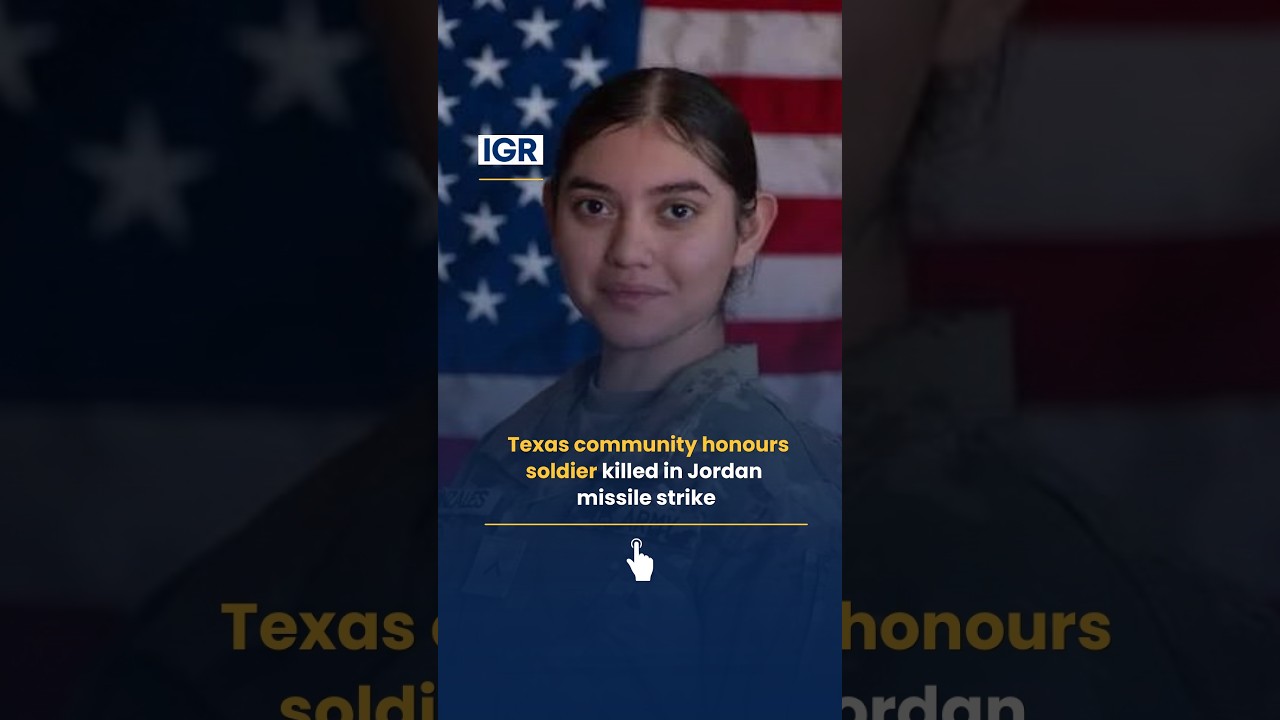 Texas Community Honours Soldier Killed in Jordan Missile Strike | IGR | India Global Review