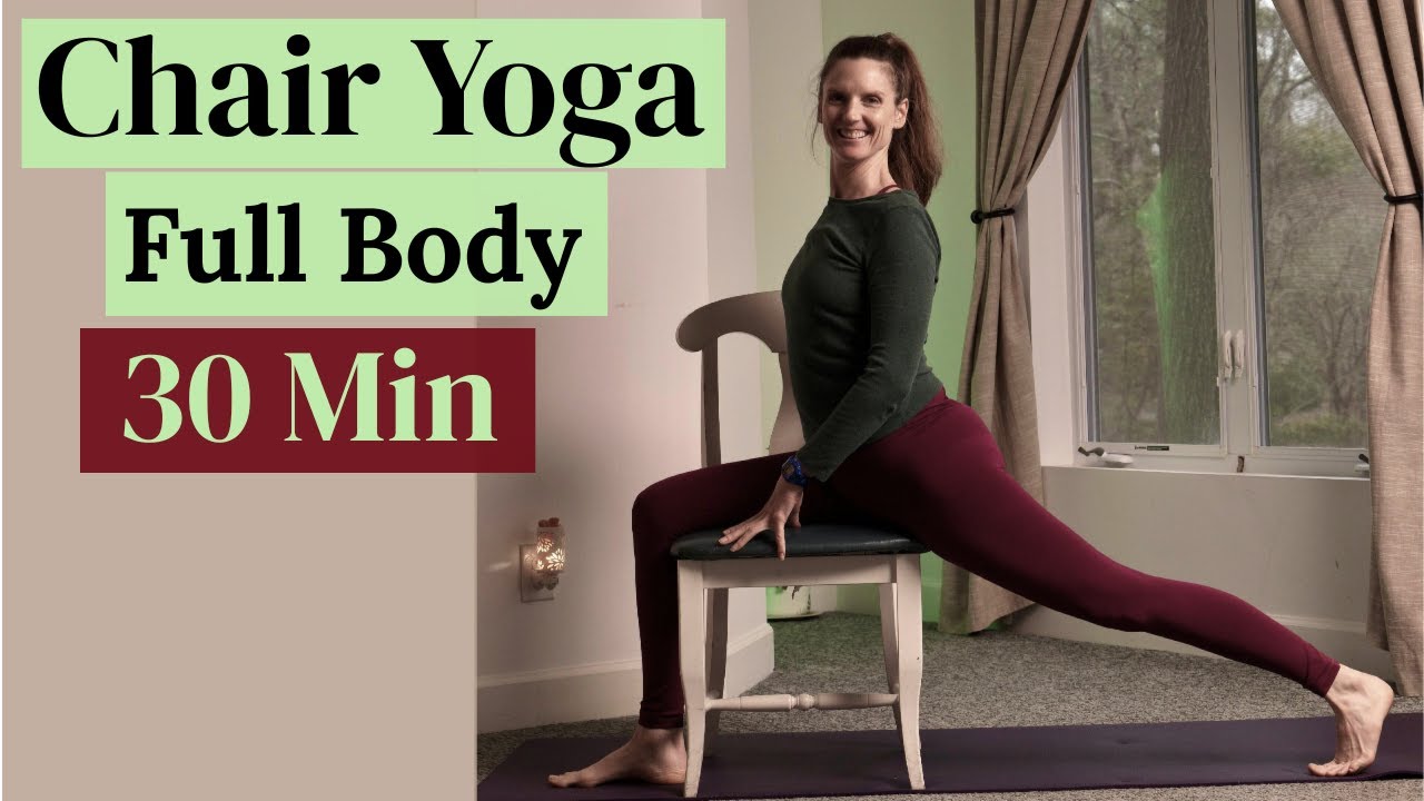 30 Min | Full Body Chair Yoga | Beginner & Senior Friendly