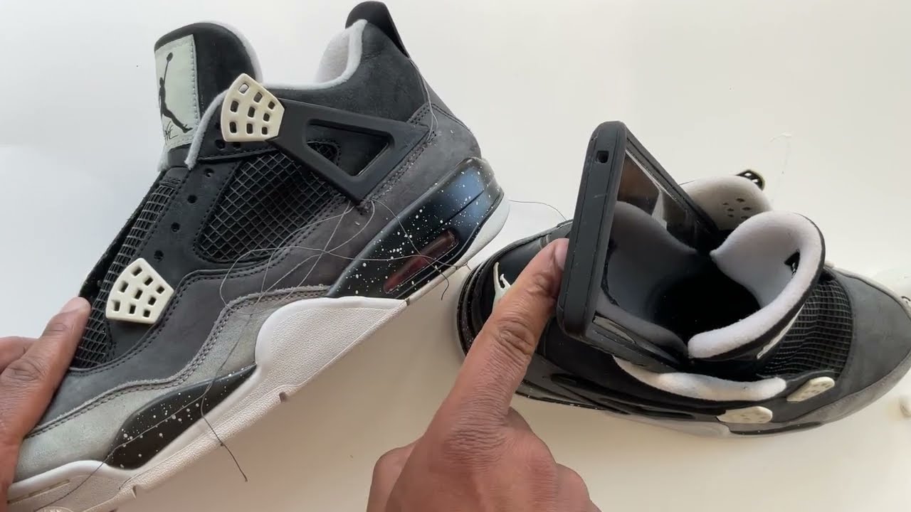 How to fix wings on air Jordan 4s /  fear 4s wing replacement hack