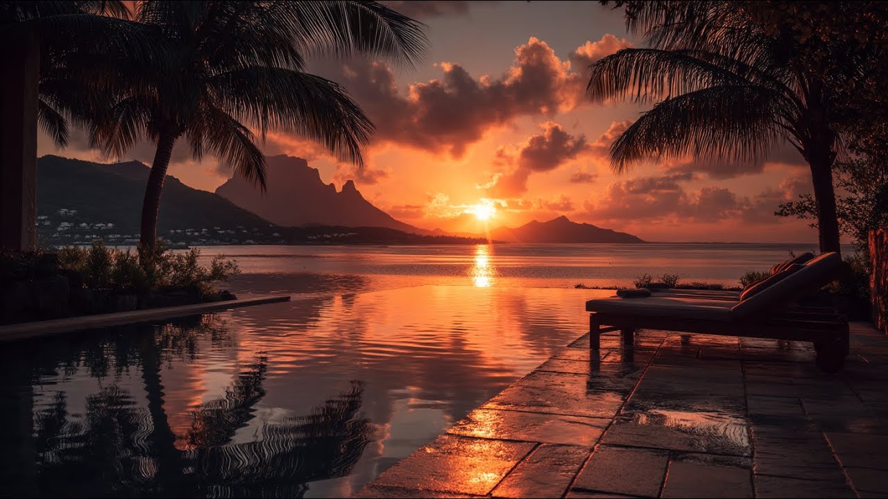 Sunset Chillout Lounge Music | Luxury Golden Hour Resort Ambient for Relaxation and Focus