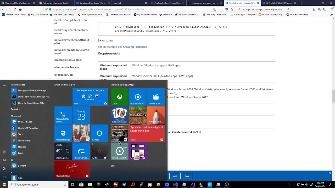 Введение в обратное проектирование API Win32