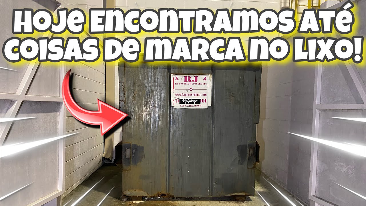 hoje encontramos até coisas de marca no lixo dos estados unidos!🇺🇸🇺🇸🇺🇸 dumpster-basura
