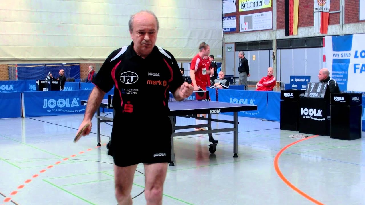 Wilfried Lieck vs. Marcus Steinfeld 3. Satz | TTC Altena ClubTV