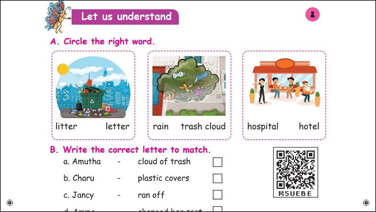 PLACES IN MY TOWN -  UNIT 3  - TERM 3 - ENGLISH - 3RD STANDARD - Exercise