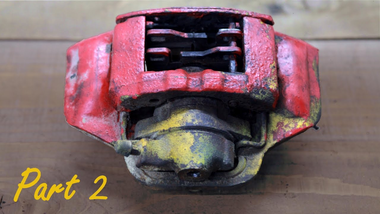 35 Year Old Brake Calipers Restoration // 1985 Porsche 924 Restoration Project // Part 2