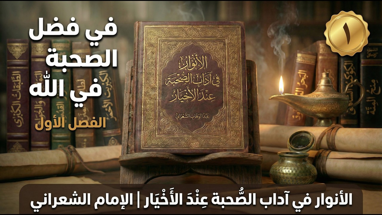 الْأَنْوَارُ فِي آدَابِ الصُّحْبَةِ عِنْدَ الْأَخْيَارِ - الفصل الأول