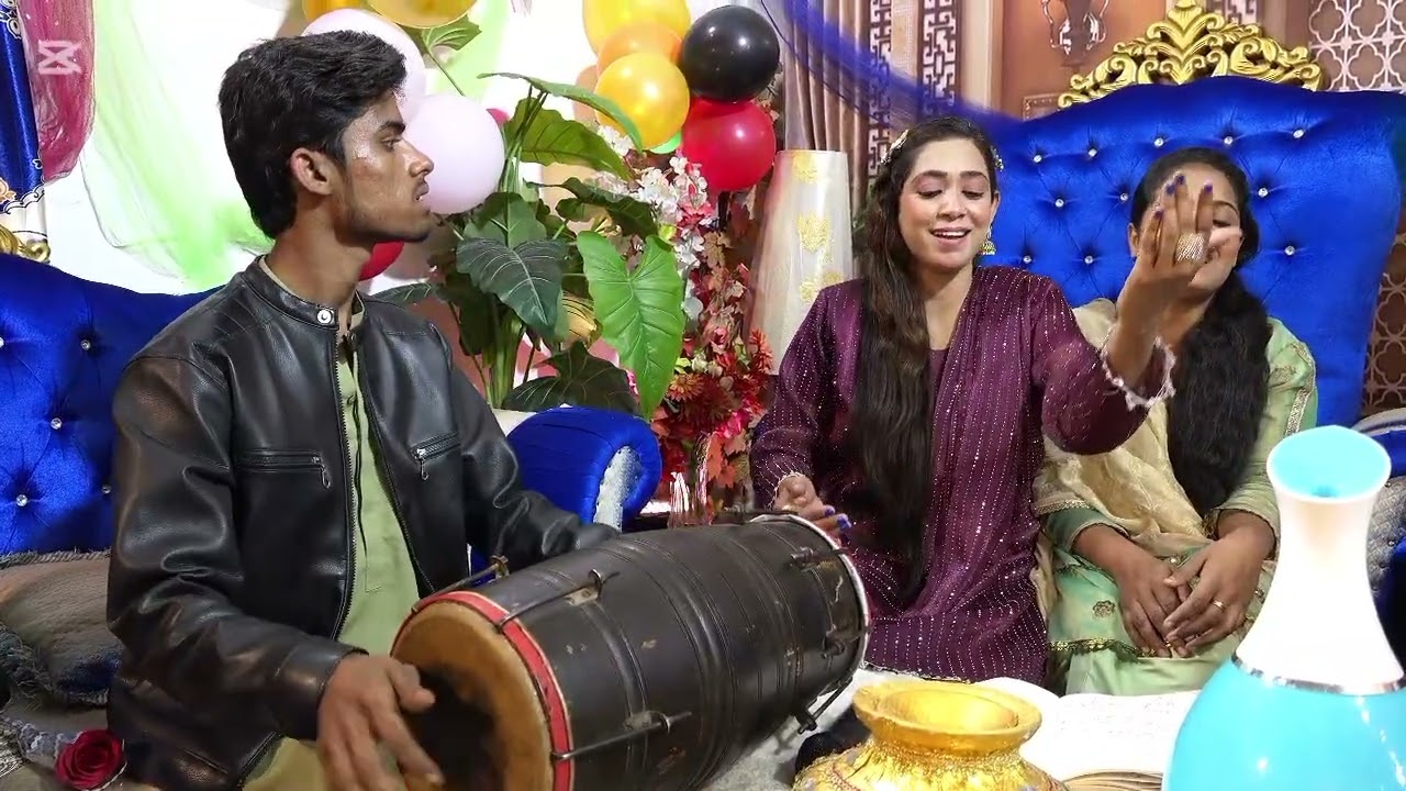 Menu sone di song by Khushbu naz with the Host Muhammad Hassan Dahri 