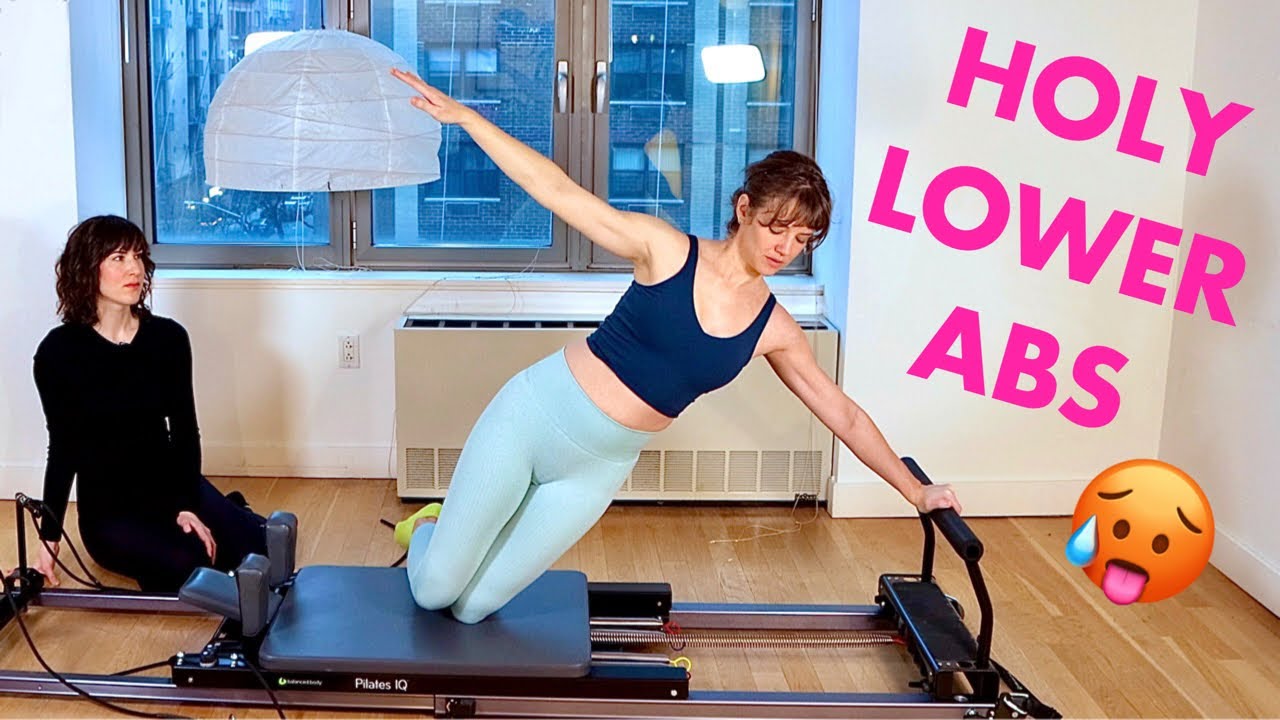 Pilates Reformer Lower Abs and Obliques Workout 🥵 Full Body Metro IQ Home Reformer Workout