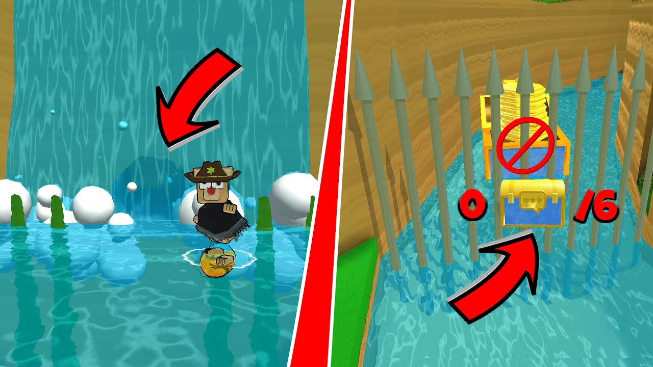 PORTAL AIR TERJUN KOTAK KOIN DI SUPER BEAR ADVENTURE!!!