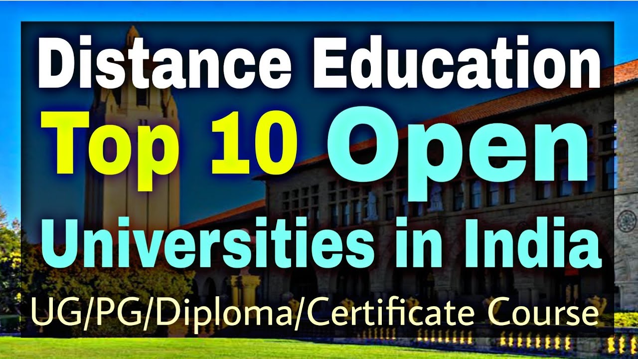 Top 10 Open Universities in India || Best Distance Education Colleges in India || By Sunil Adhikari