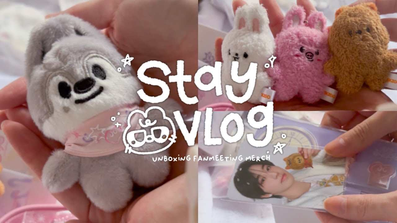Stay Vlog | Stray Kids 5'clock Merch Unboxing