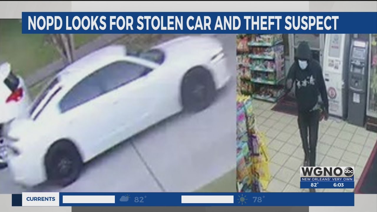 NOPD search for car theft suspect