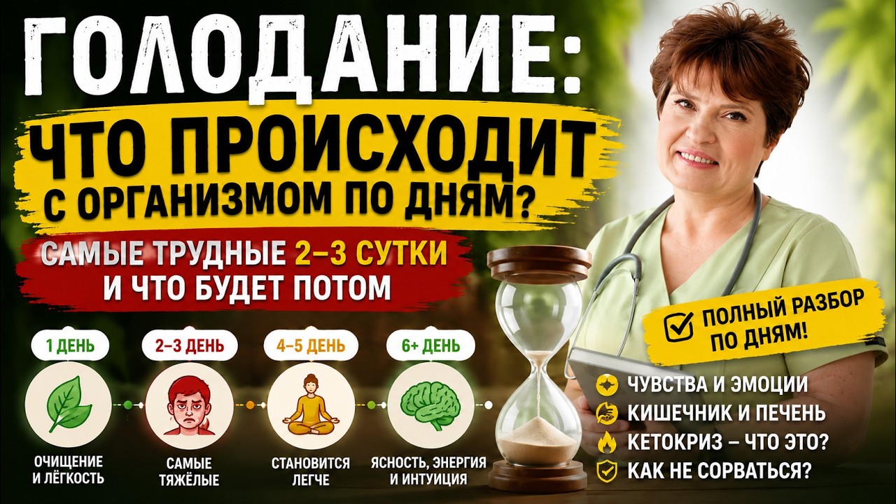 МЕТОДИКА ЛЕЧЕБНОГО ГОЛОДАНИЯ: Второй этап — РАЗГРУЗКА 🌟
