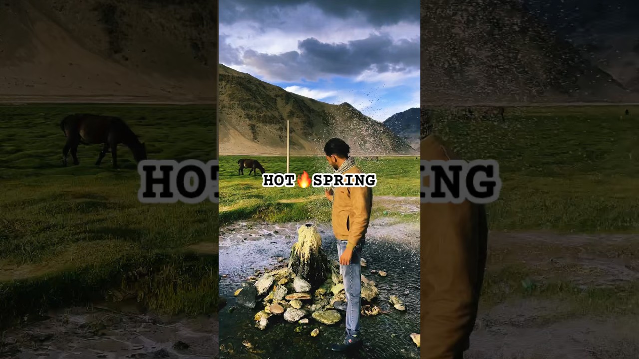 Puga🏔️Valley | Hot🔥Spring in 🇮🇳 | Ladakh #youtubeshorts #shorts