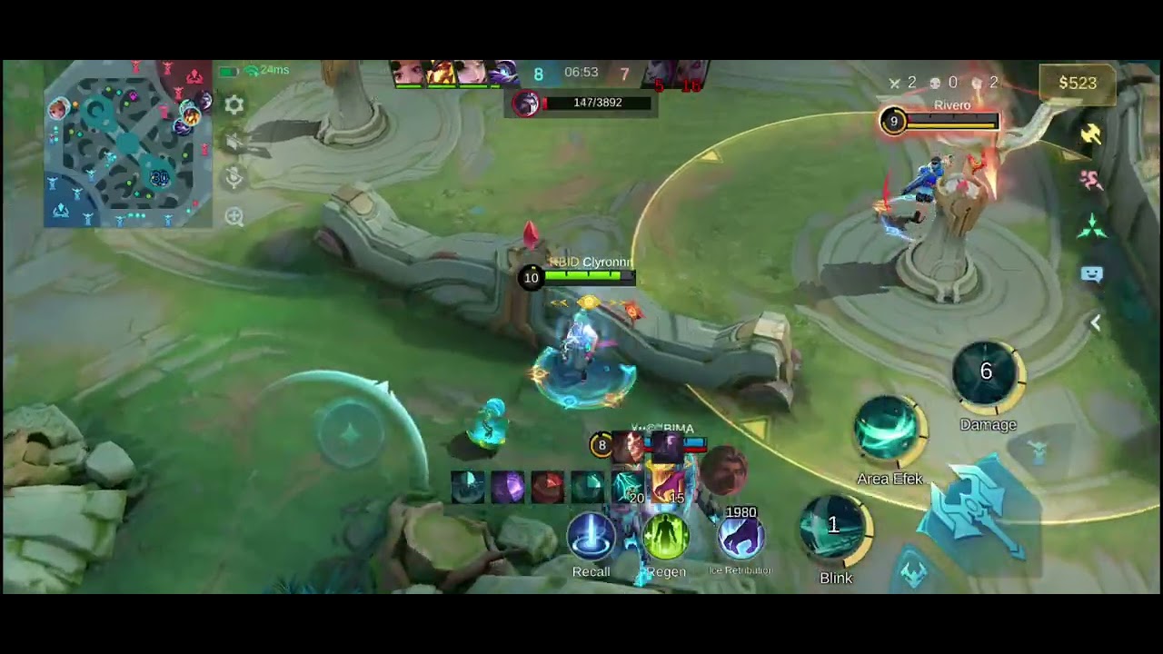 Jungler Suyou gendong di legend. MLBB
