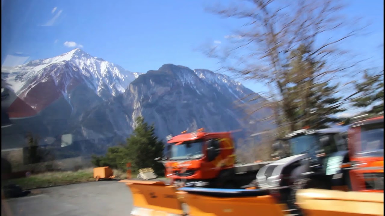 Швейцария.  По дороге из Leukerbad в Leuk (продолжение).