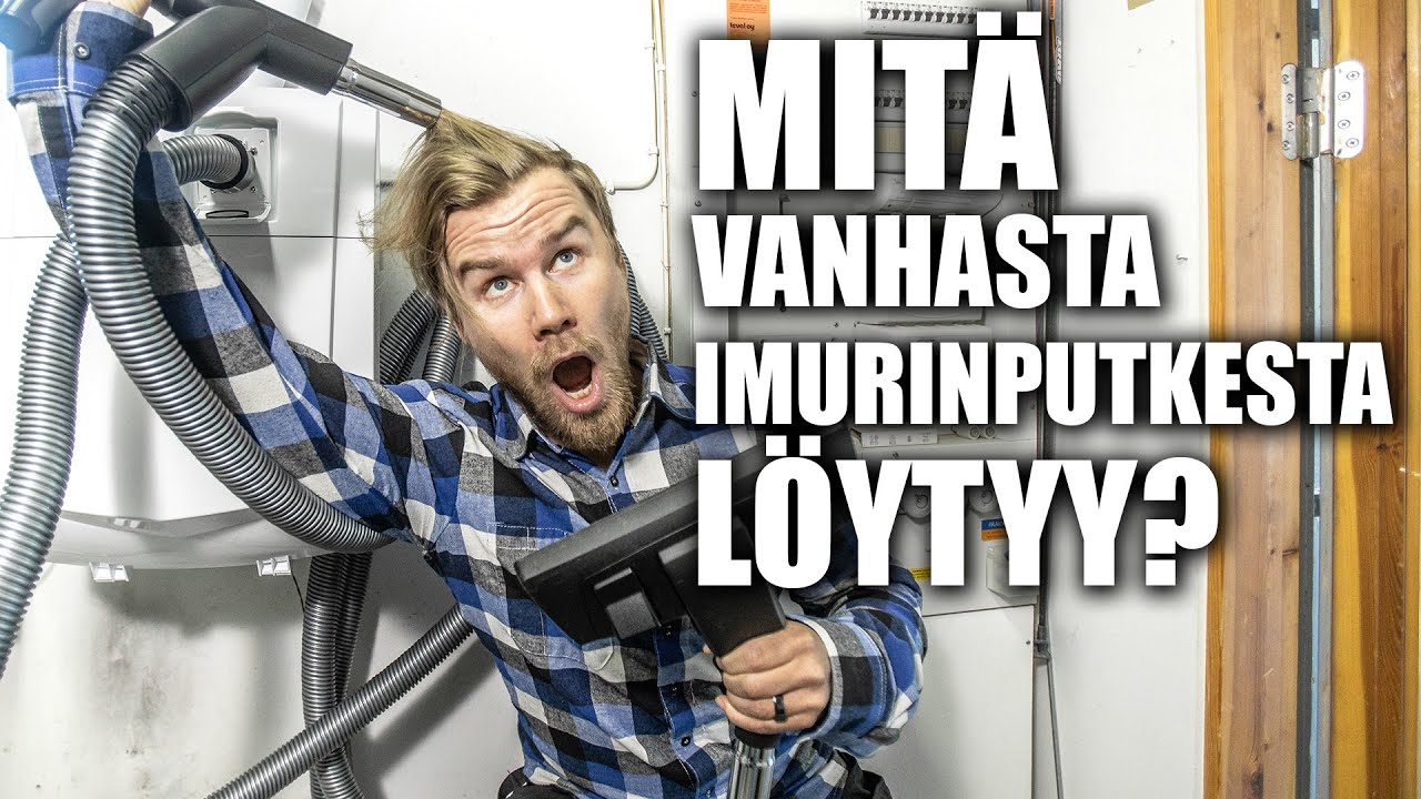 Asennetaan Puzer Aino Keskuspölynimuri Taloon.com