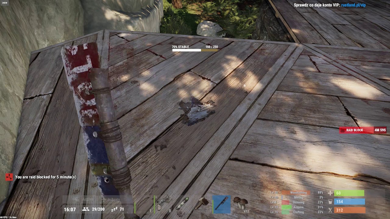 Rust PL - Szybki samotny rajd sąsiada (Zagrajmy w Rust po polsku)