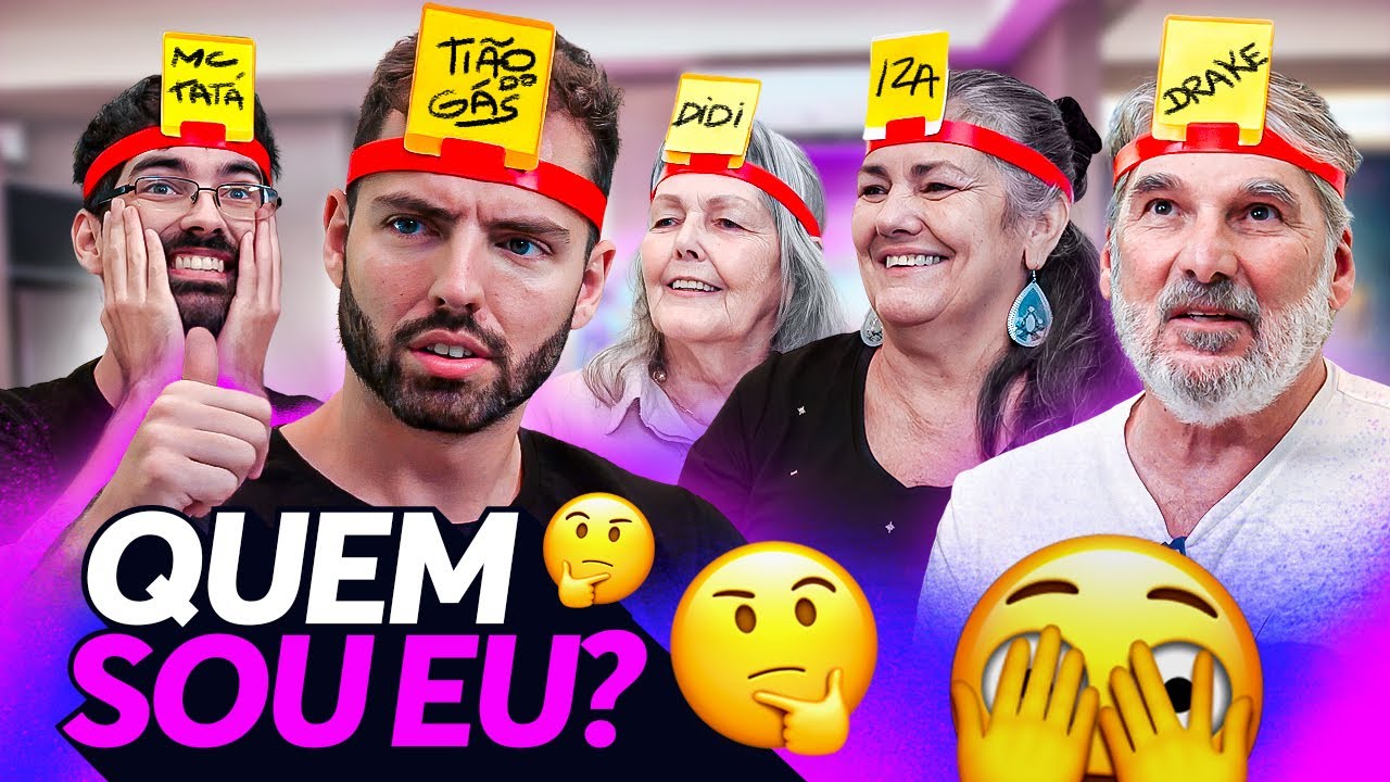 JOGANDO QUEM SOU EU COM MINHA FAMÍLIA