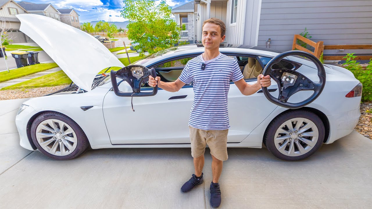 Tesla Model S: Yoke Reimagined with PimpMyEV