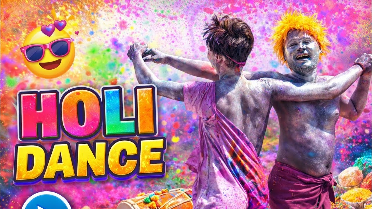 Holi Dance 2026 💃🔥 | Rangon Mein Full Masti | Most Energetic Holi Celebration 🎉🌈#viral #trending 
