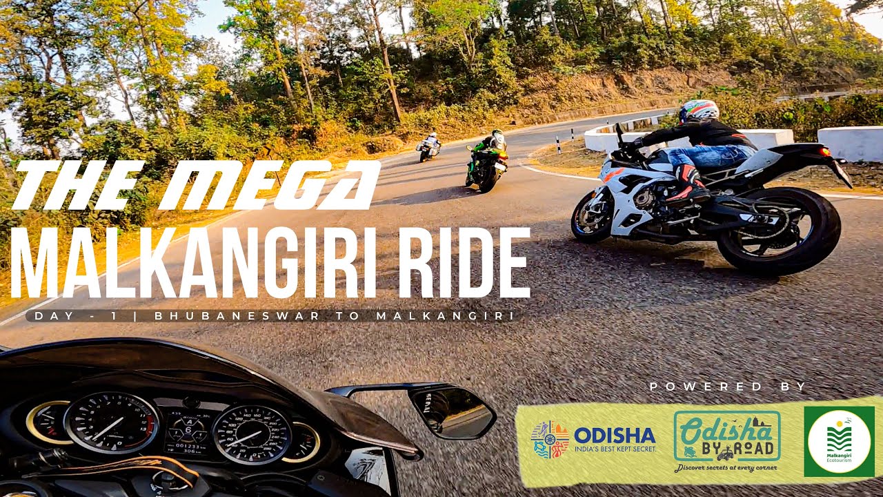 THE MEGA MALKANAGIRI RIDE | DAY 1 | ODISHA BY ROAD | ODISHA TOURISM | ODISHA SUPER RIDERS.