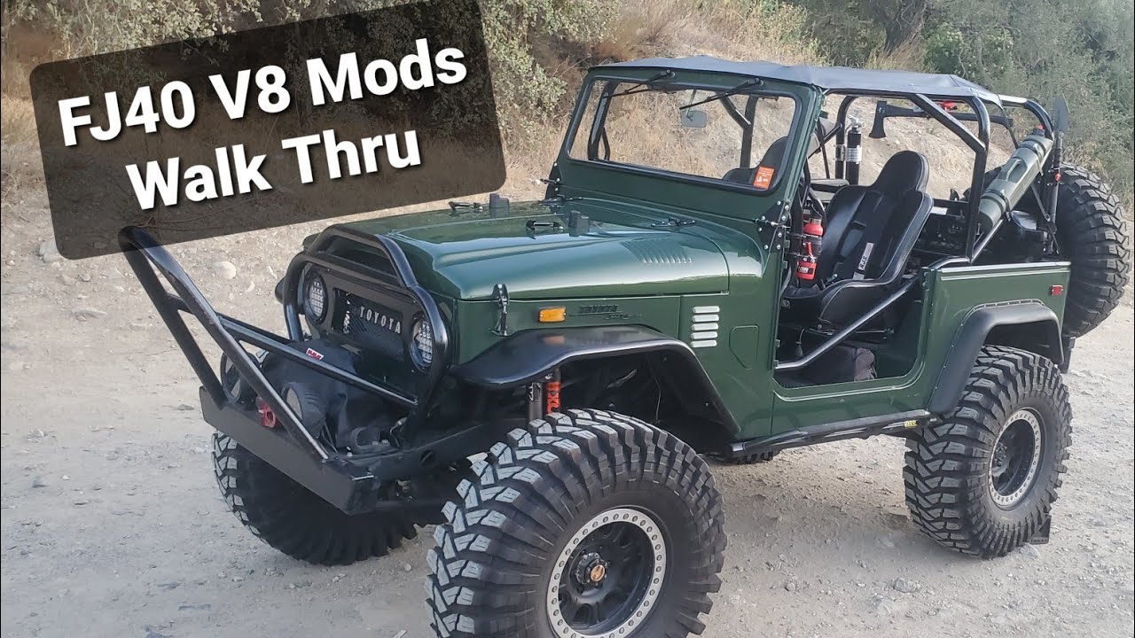FJ40 V8 Modifications Walk Around 4K
