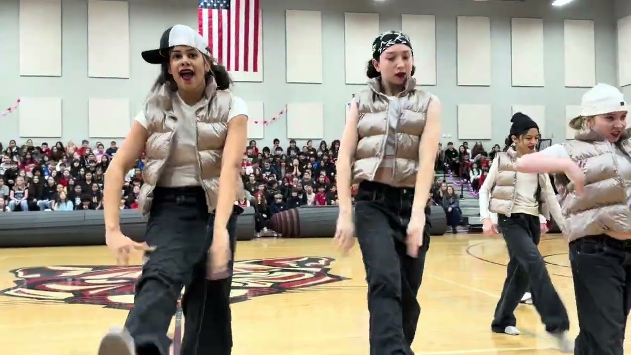 MS Dance Team Performance - Feb. 12 assembly 