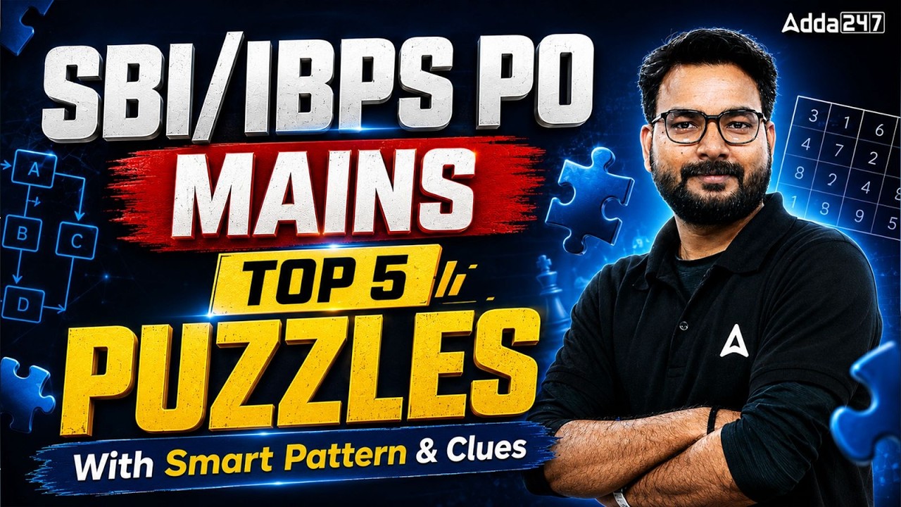 SBI & IBPS PO Mains 2026 Reasoning | Top 5 Puzzles with Smart Patterns | By Saurav Sir