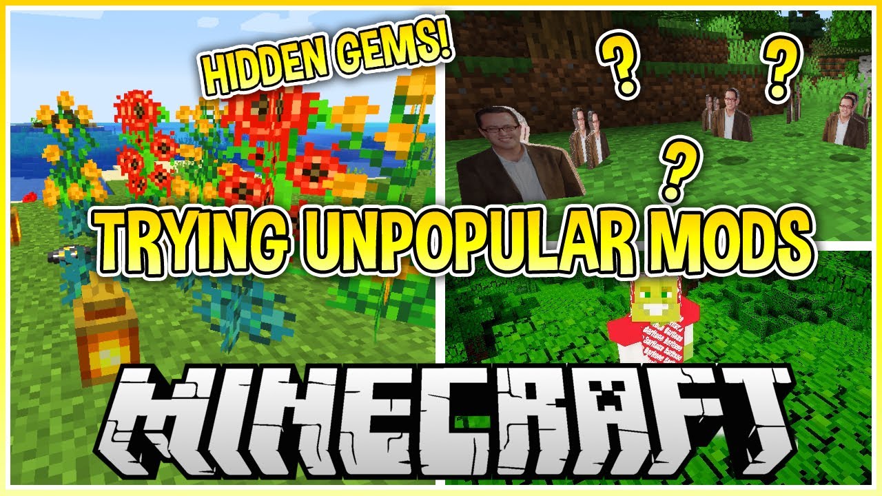 Trying the Least Downloaded Mods in Minecraft!