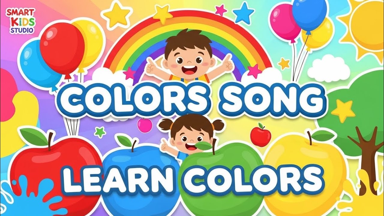 Color Song for Kids 🎨 | Learn Colors with Fun | Smart Kids Studio