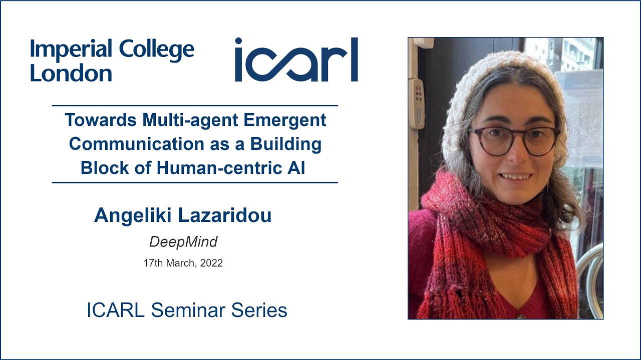 Towards Multi-agent Emergent Communication | Angeliki Lazaridou